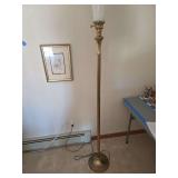 Vintage brass floor lamp