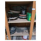 Planter rollers stands