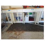 Pneumatic air gun, vice, mulch, sprinkler heads, cat litter-Check all pictures