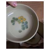 Set of dishes with glasses inbox