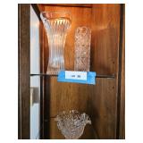 Glass Vases, Glass Candy Dish
