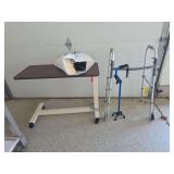 Medical devices-Bed table, walker and cane