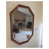 Mirror 25x36 and flower