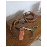 Belts and knives