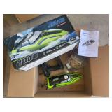 High speed racing boat with remote