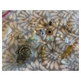 Assorted costume jewelry