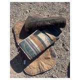 Four saddle pads
