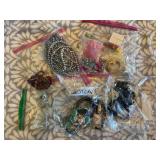 Assortment of costume jewelry