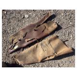 Pair of leather panniers