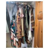 Large group of ladies clothes, vests, sweaters all size small