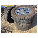 Dodge 8 bolt rims and 275/65R 20 set of four tires