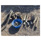 Irrigation equipment, including two pumps, hand line shut off, sprinkler heads