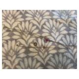 10 carat gold heart pendant with stones, vintage slide style necklace, and sterling chain with Black Hills gold pendant