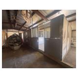 THREE Steel panel horse stalls - 12