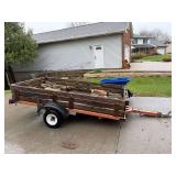 52x98 trailer with tail lights **WIRE REQUIRED**