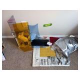 Stained glass pieces