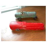 Lumar Lines wind up train and Hubley race car