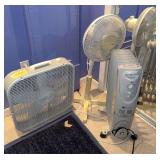 Box and pedestal fans, Utilitech portable heater