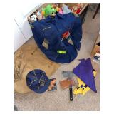 Cub Scout uniform, hatchet and diary