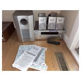 Pioneer receiver VSX-D411, (5) speakers and subwoofer S-FCRW220-S