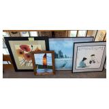 Four pieces wall art