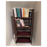 Shelf 11D x 23L x 48H with cookbooks