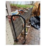 (2) approx 118” metal log racks **ONLY 1 SHOWN, YOU GET TWO **