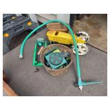 Tractor sprinkler, hose attachments, other sprinklers