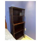 Dark wood display shelf 13D x 22L x 50H