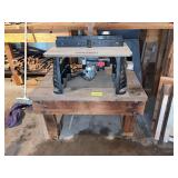 Craftsman router table and bench