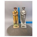 2 Jim Beam Decanters as Shown