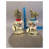 2 Jim Beam Decanters as Shown