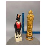 2 Old Crow Decanters