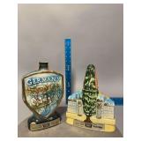 2 Jim Beam Decanters as shown