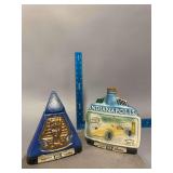 2 Jim Beam Decanters as shown