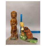 2 Ezra Brooks Decanters