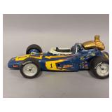 Bill Bailey Lionstone porcelain blue number 1 racecar