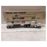 Ertl 1:25 scale Cenex die-cast truck and tanker