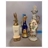 3 Jim Beam Decanters as Shown