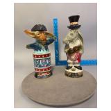 2 Jim Beam Decanters as Shown