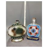 2 Decanters as shown