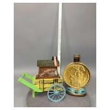 2 Decanters as shown