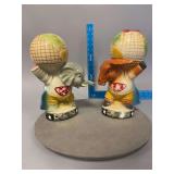 2 Jim Beam Decanters as Shown