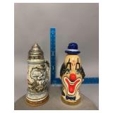 2 Jim Beam Decanters as shown