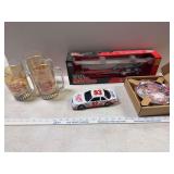Racing collectibles as shown