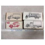 4 Die-cast vehicles