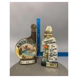 2 Jim Beam Decanters as shown