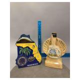 2 Decanters as shown