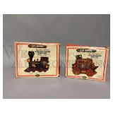 2 Ezra Brooks Decanters w/boxes