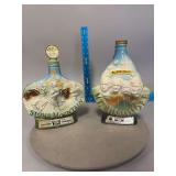 2 Jim Beam Decanters as Shown